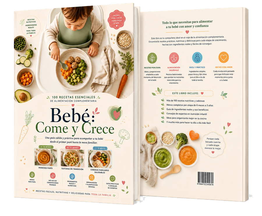 Bebé Come y Crece — recetario impreso